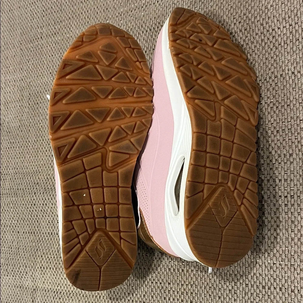 Skechers Kid’s Light Pink Lace-Up Sneakers - Picture 7 of 7